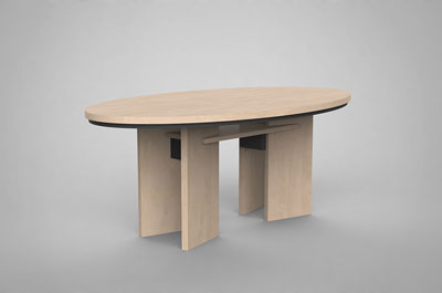 FAVORIT Ahorn – Ahorn massiv mit MDF schwarz durchgefärbt